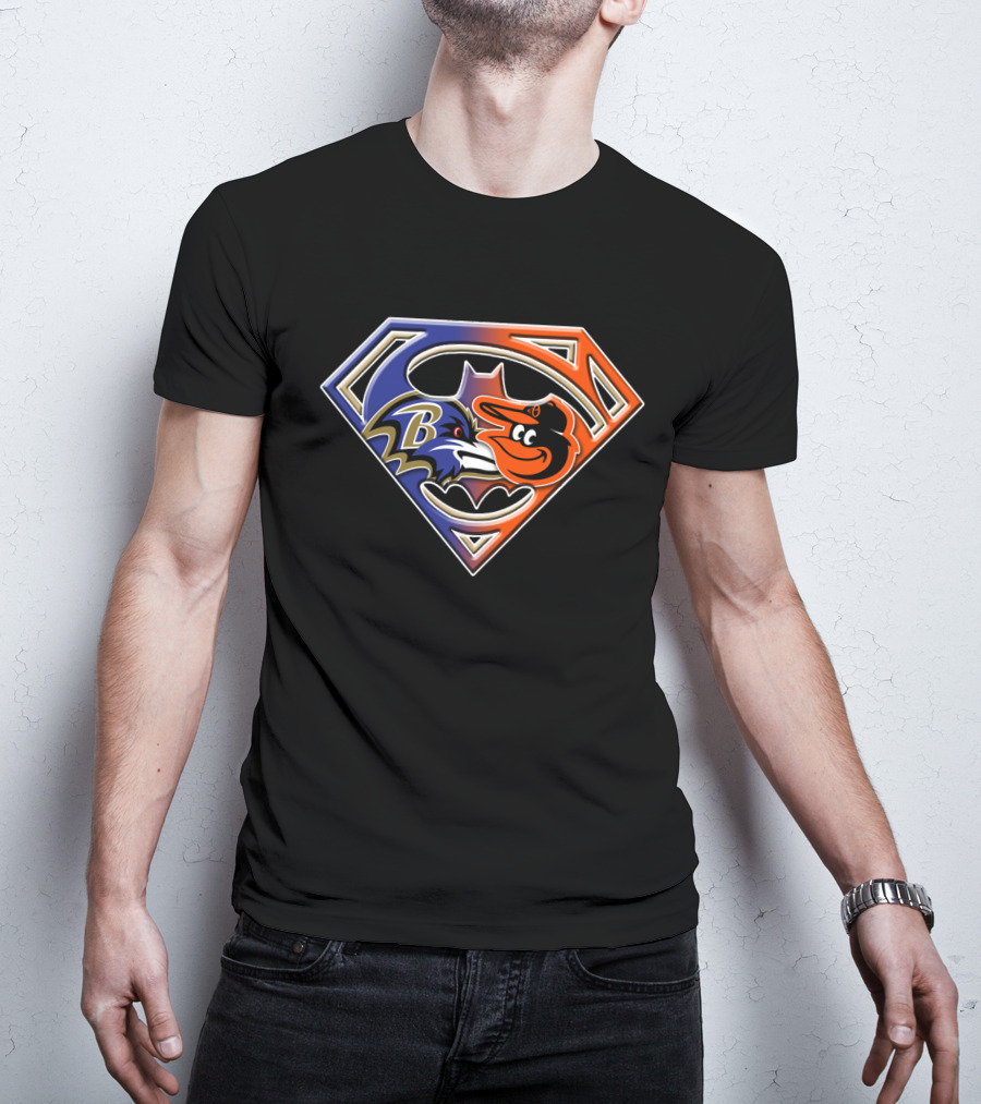 Ravens Orioles Superhero T-Shirt