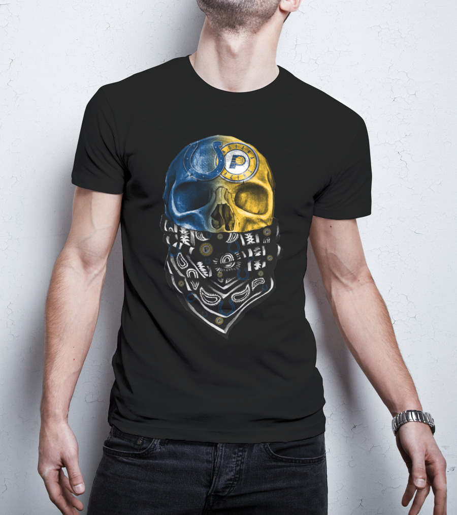 Colts Police Skull Bandana T-Shirt