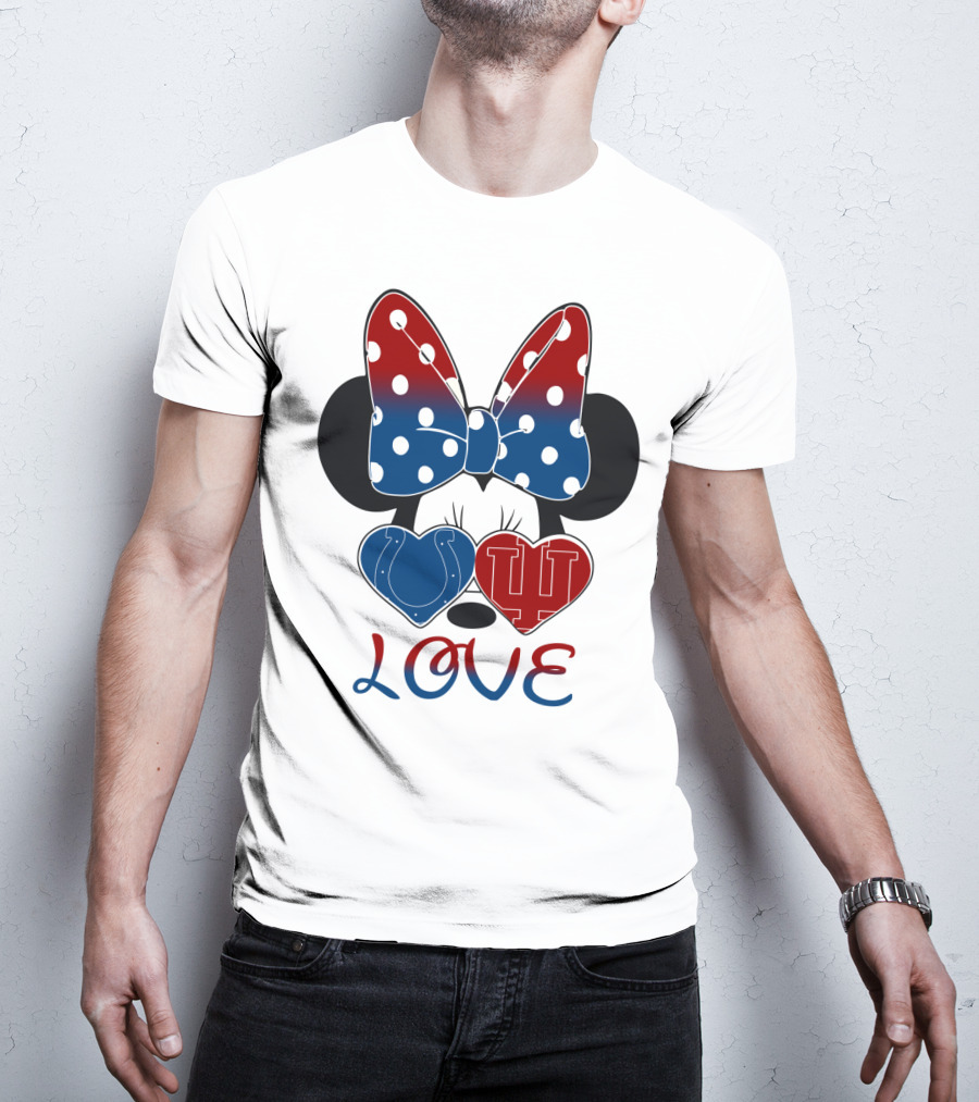 Love Minnie Colts Iu Hearts T-Shirt