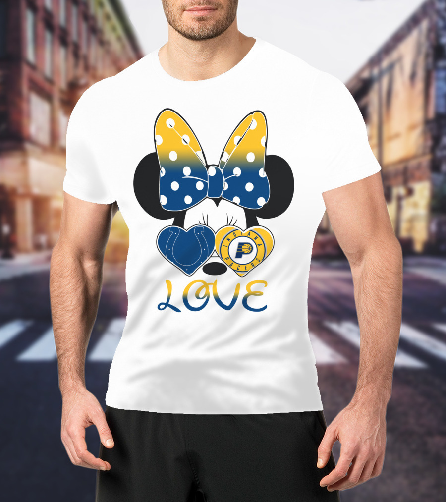 Minnie Mouse Indiana Pacers Love T-Shirt