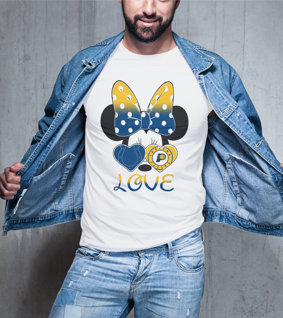 Minnie Mouse Indiana Pacers Love T-Shirt