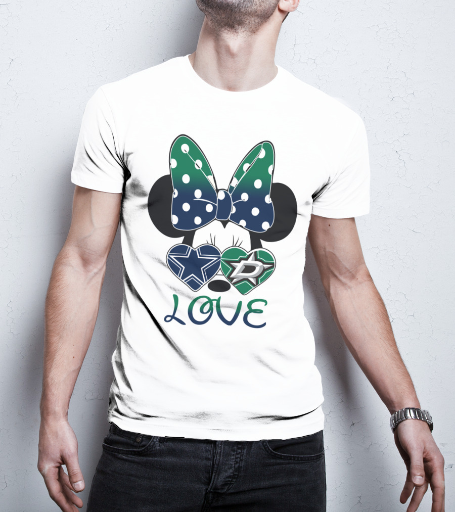 Minnie Mouse Cowboys Stars Love T-Shirt