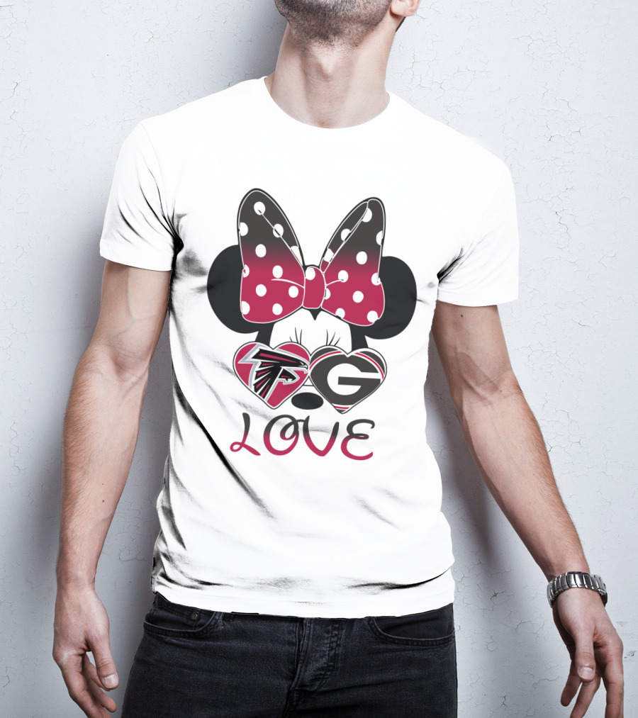 Falcons Bulldogs Minnie Love T-Shirt