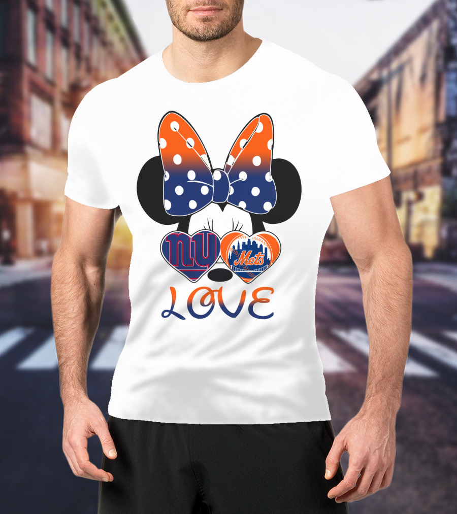 Ny Giants Ny Mets Love T-Shirt