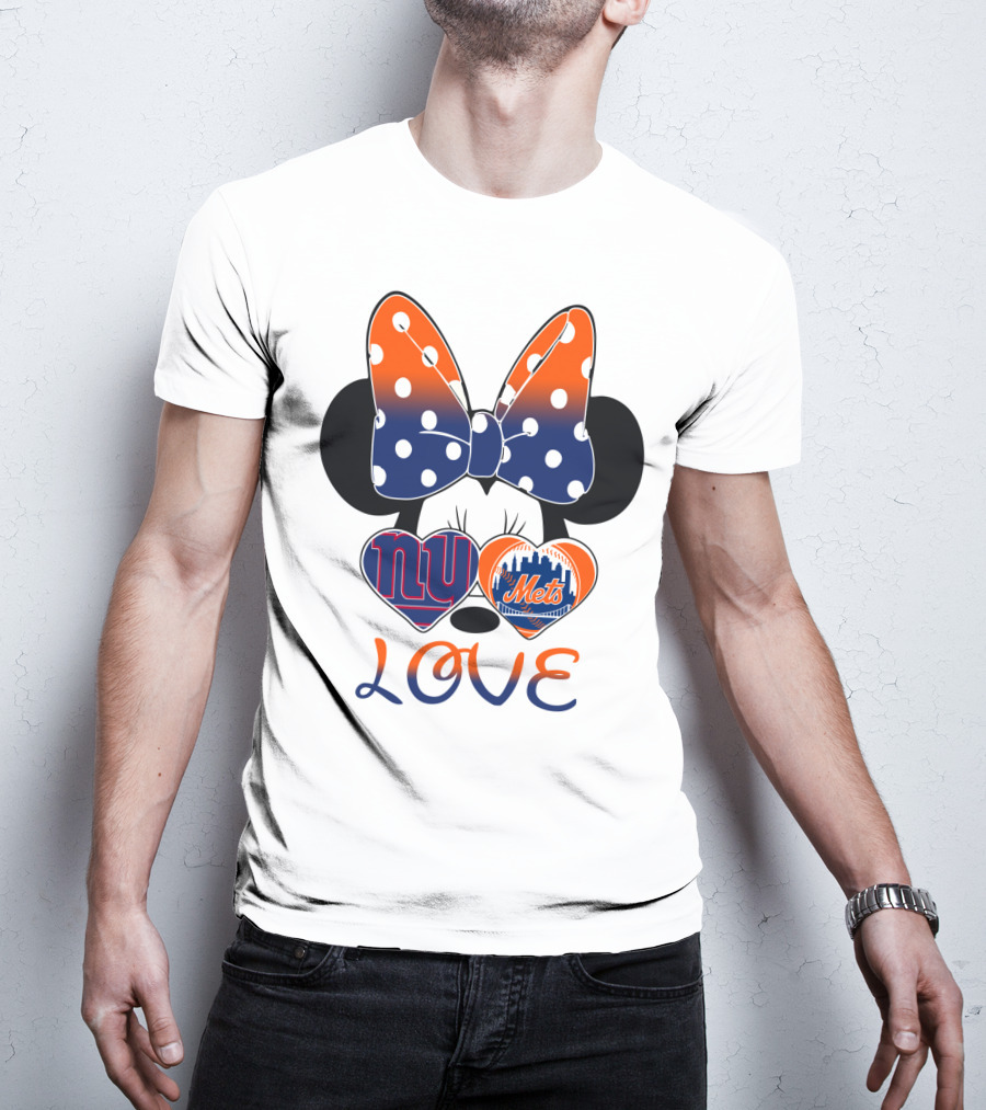 Ny Giants Ny Mets Love T-Shirt
