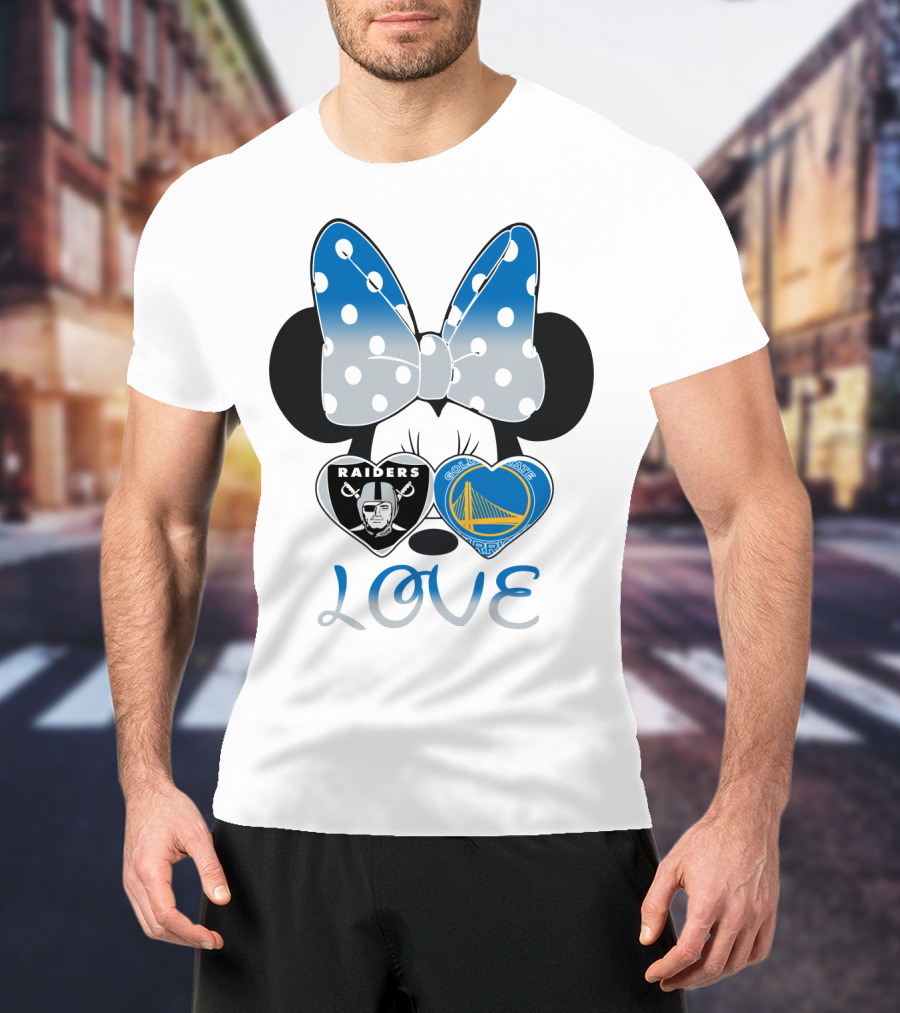 Love Raiders Warriors Bow T-Shirt