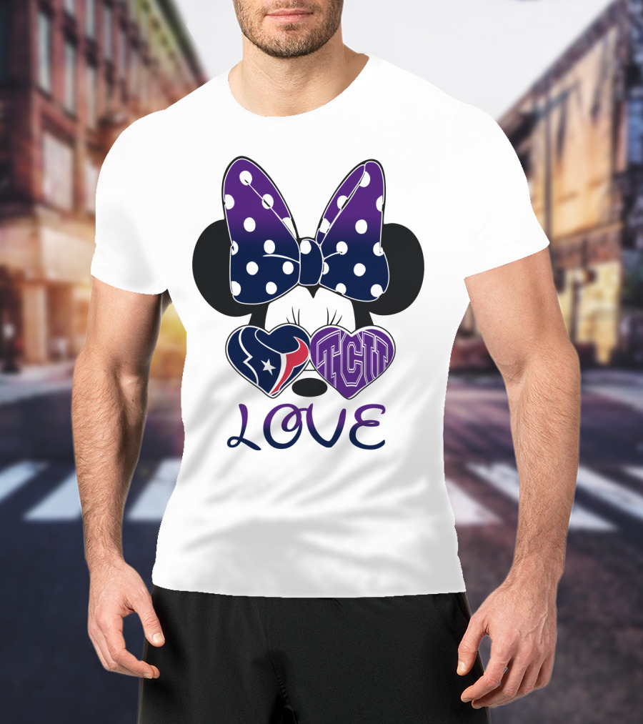 Minnie Love Texans Tcu T-Shirt