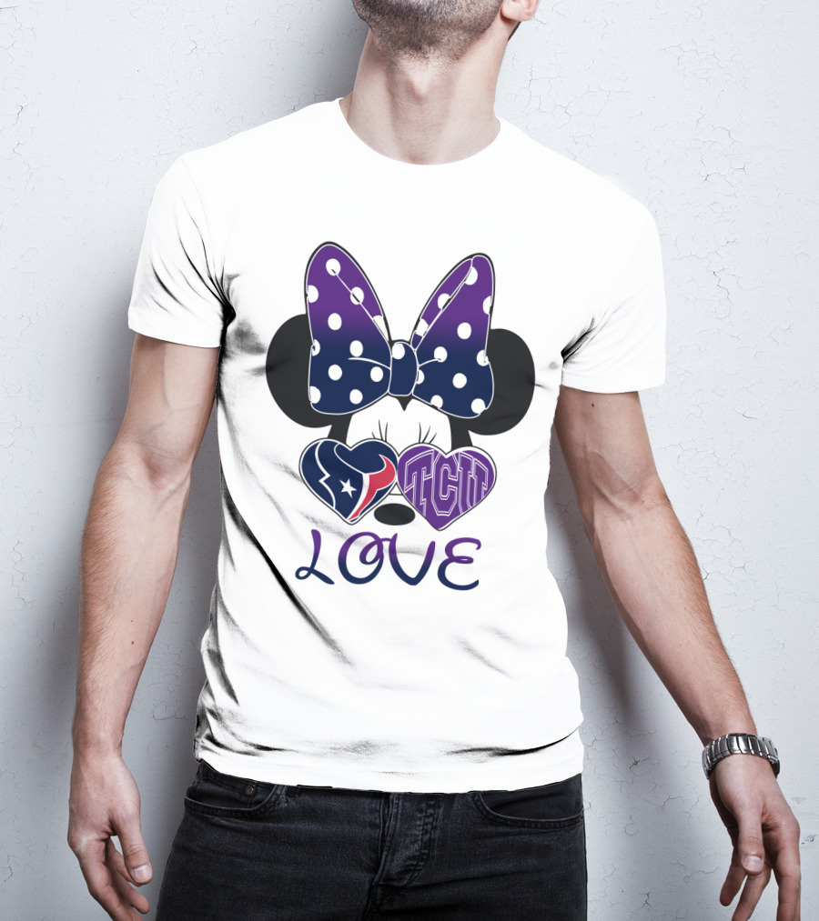 Minnie Love Texans Tcu T-Shirt