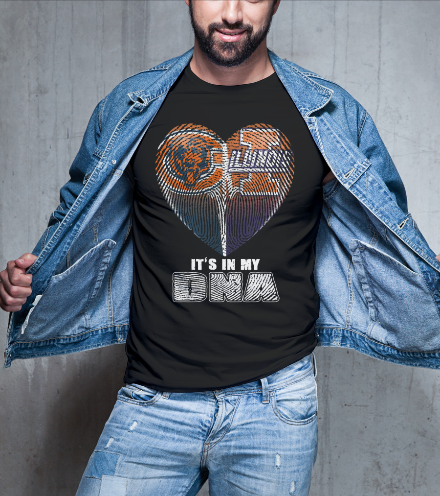 Chicago Bears Illinois It's In My Dna T-Shirt