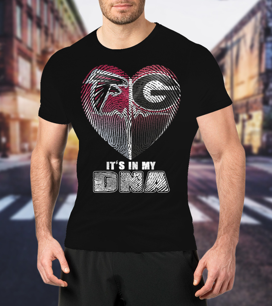 Atlanta Falcons Georgia Bulldogs It's In My Dna T-Shirt