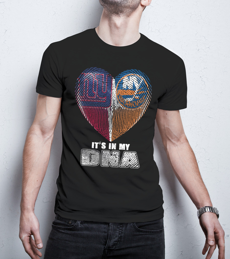 New York Giants And Islanders It's In My Dna T-Shirt