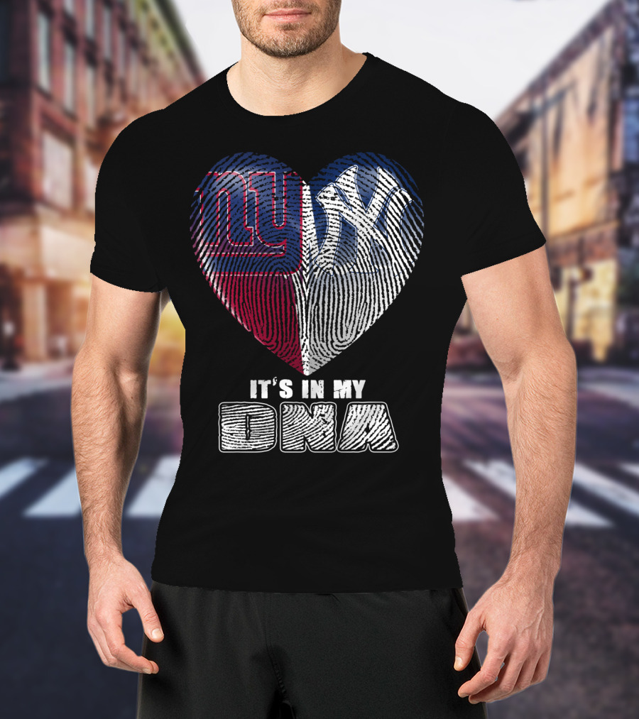 New York Giants Yankees It's In My Dna T-Shirt