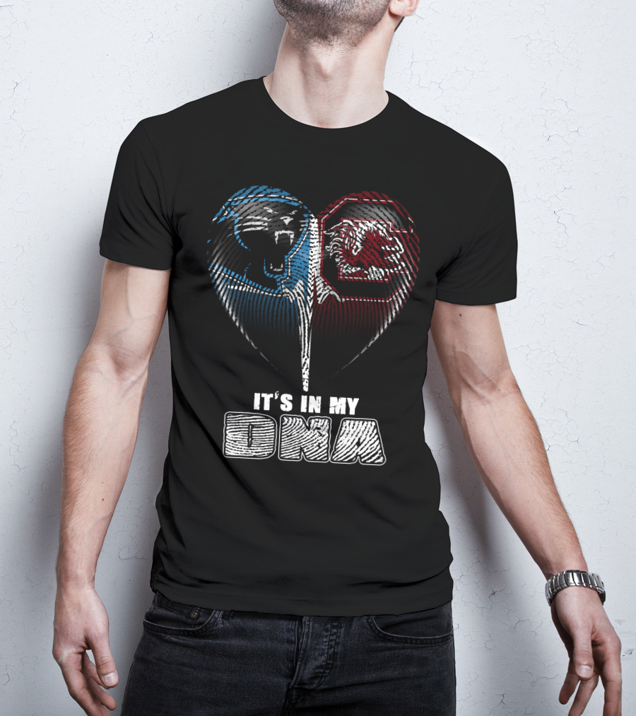Panthers Gamecocks It's In My Dna T-Shirt