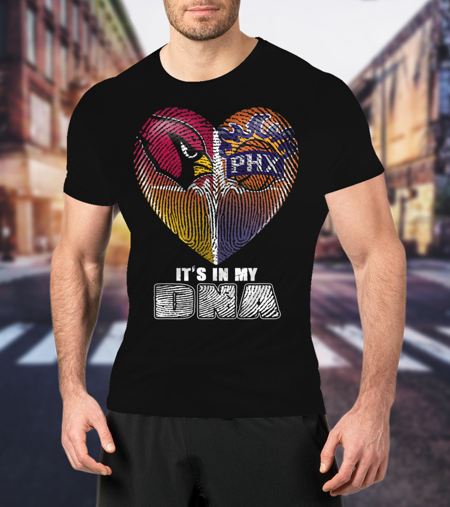 Arizona Cardinals Phoenix Suns It's In My Dna T-Shirt