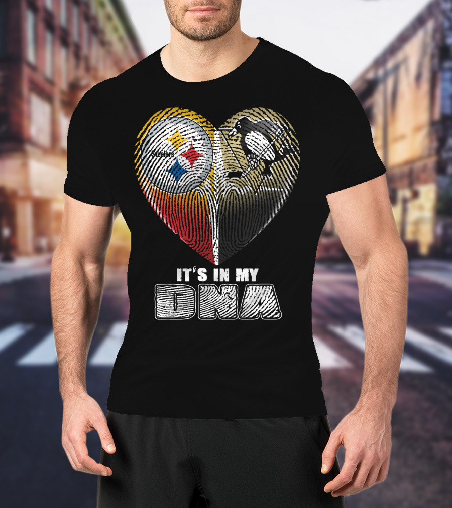 Steelers Penguins It's In My Dna T-Shirt