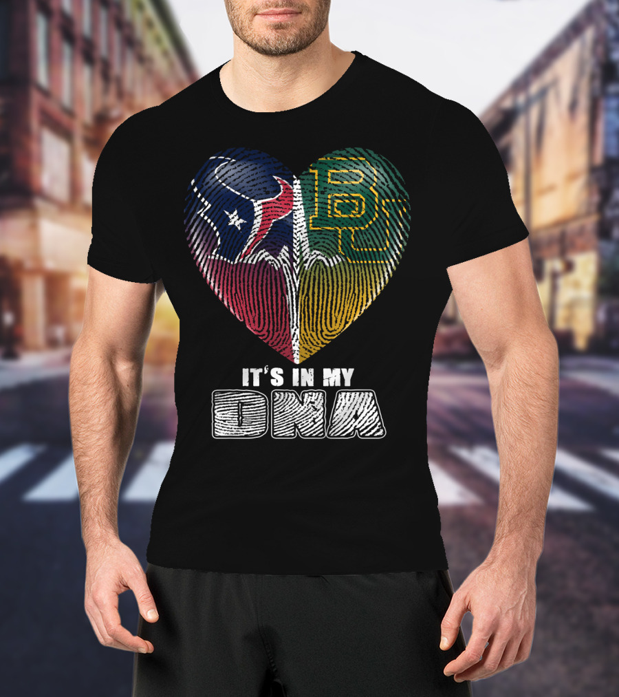 Houston Texans Baylor Bears It's In My Dna T-Shirt