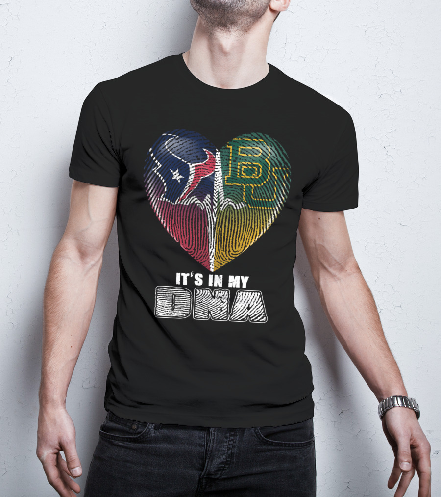 Houston Texans Baylor Bears It's In My Dna T-Shirt