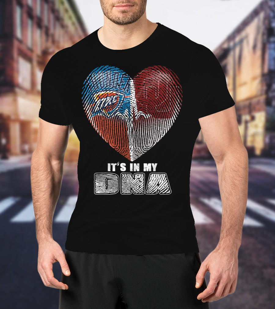 Oklahoma City Thunder Ou It's In My Dna T-Shirt