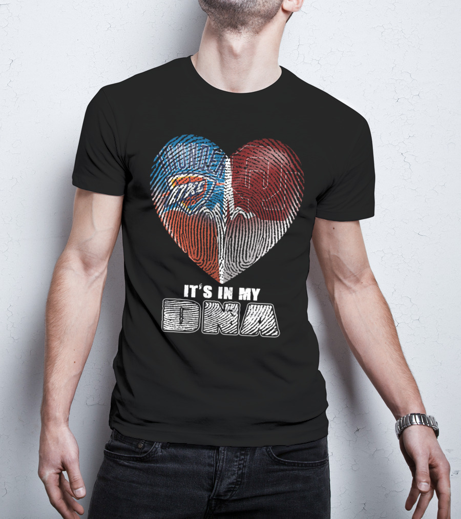 Oklahoma City Thunder Ou It's In My Dna T-Shirt