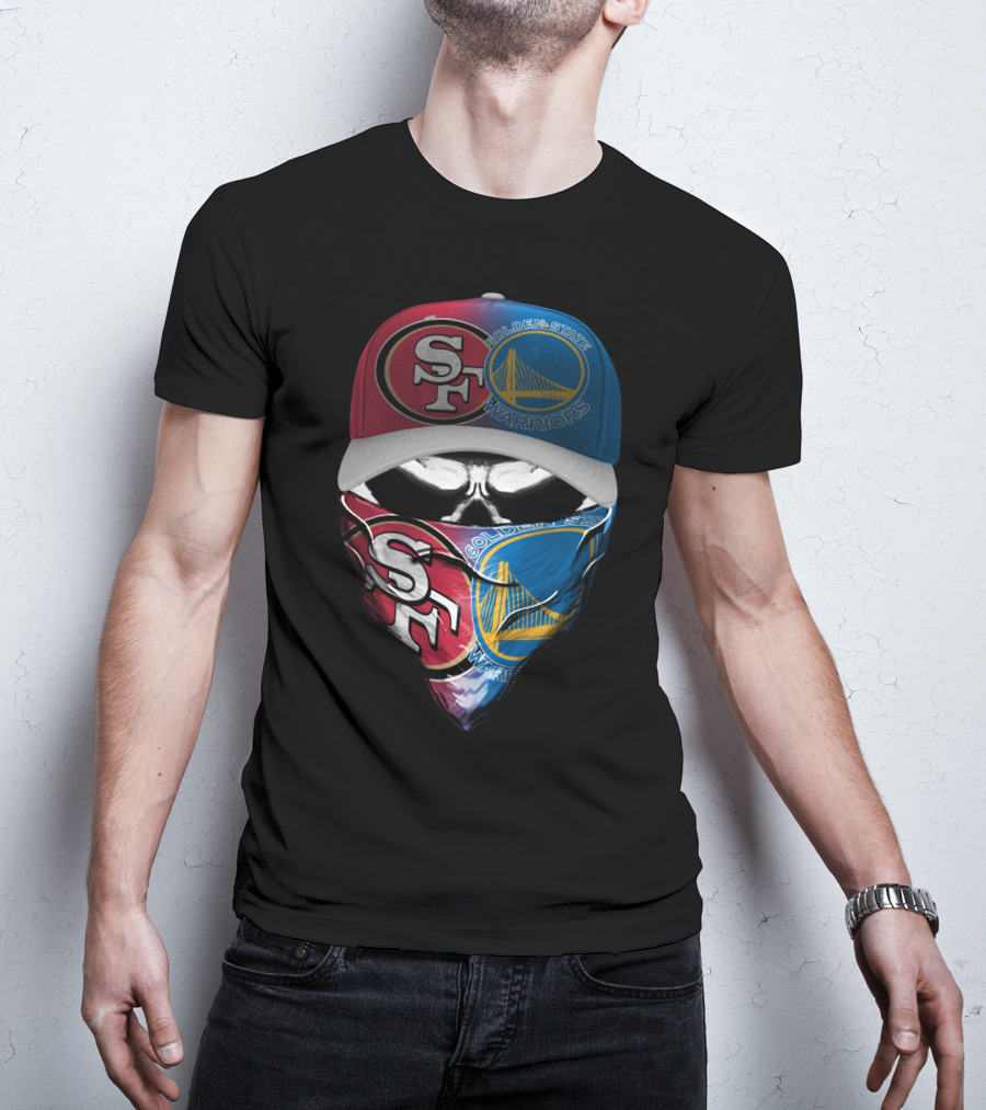 Sf 49ers Golden State Warriors Masked Fusion T-Shirt