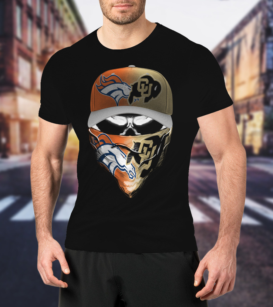 Denver Broncos Colorado Buffaloes Skum 017 T-Shirt