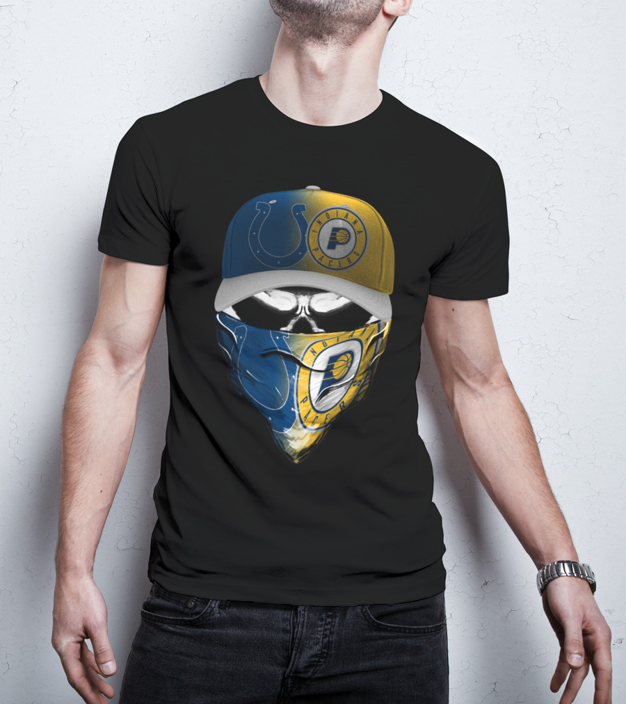 Indianapolis Colts And Indiana Pacers Dual Logo T-Shirt