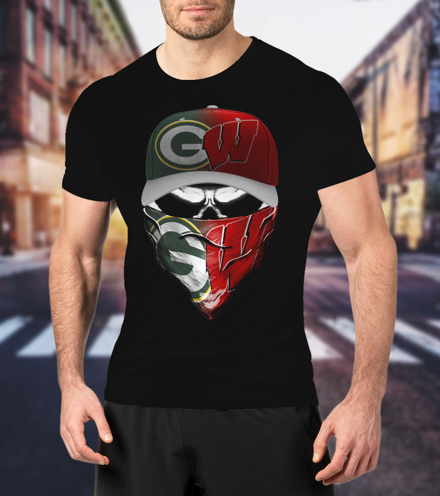 Gw Split Face Bandana With Cap T-Shirt