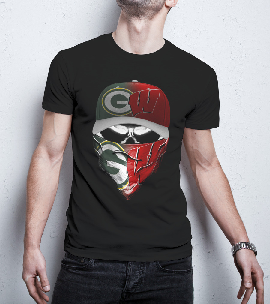 Gw Split Face Bandana With Cap T-Shirt
