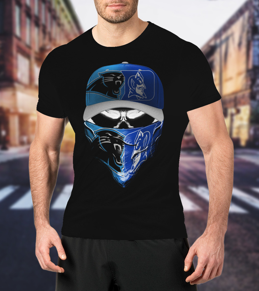 Carolina Panthers Duke Blue Devils Skum 084 T-Shirt