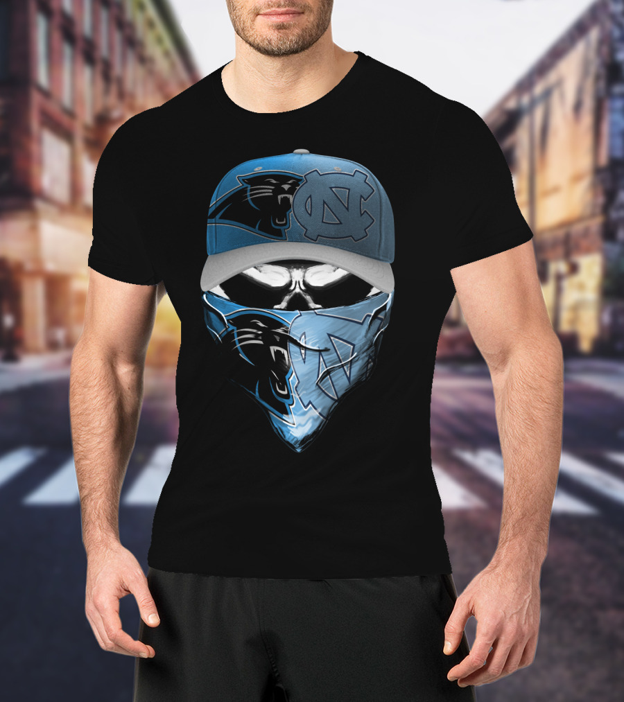 Carolina Panthers North Carolina Tar Heels Skum 087 T-Shirt