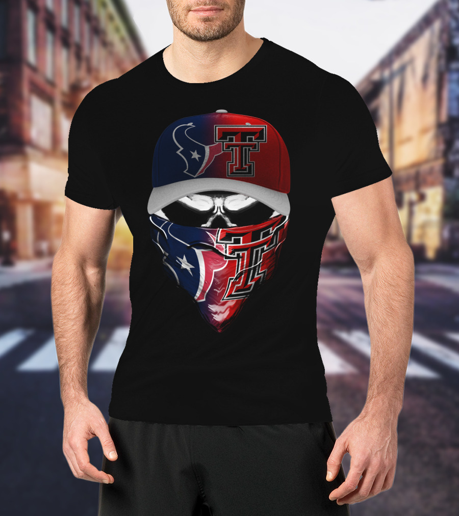 Houston Texans Texas Tech Raiders Skum 125 T-Shirt