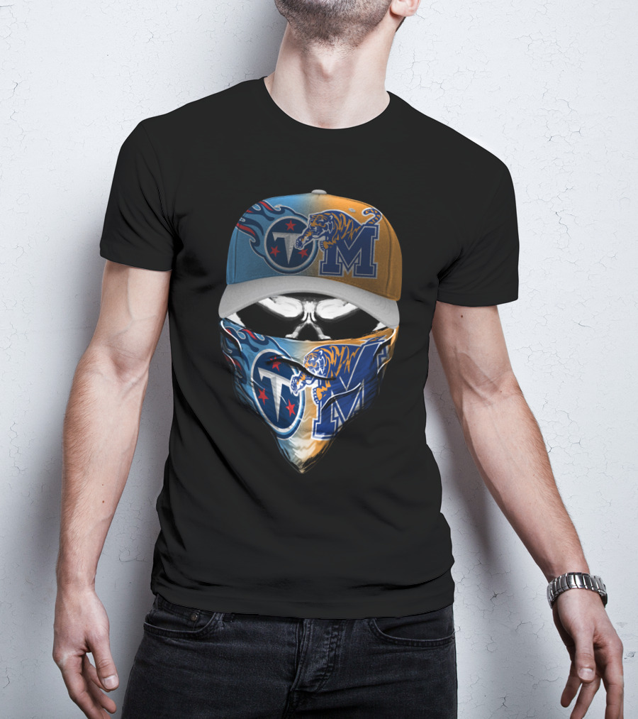 Tennessee Titans Memphis Tigers Skum T-Shirt