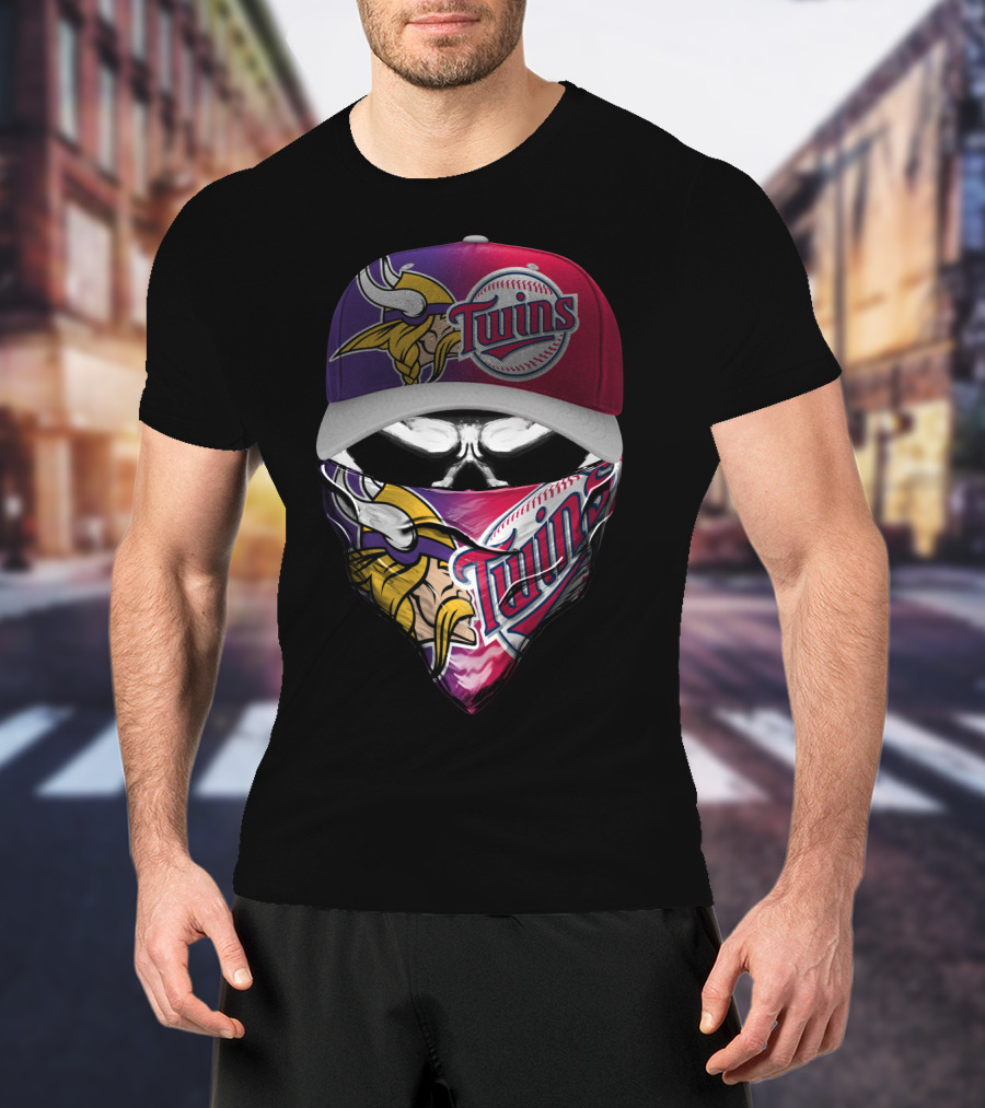 Twins Vikings Crossover Skum 135 Fan Gear T-Shirt