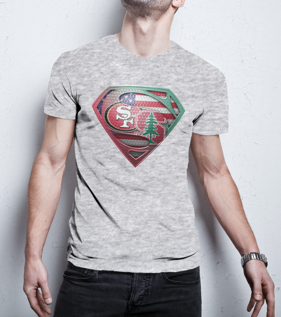 Sf Tree American Flag Shield T-Shirt
