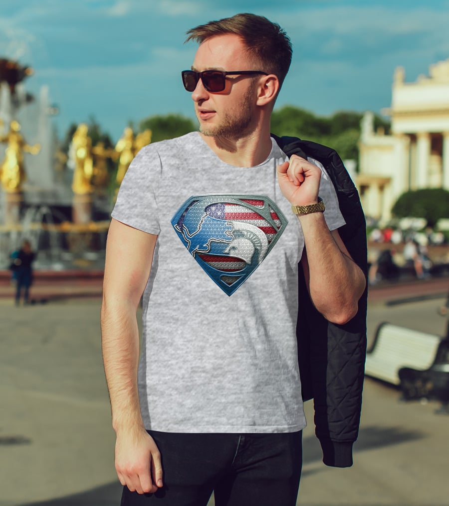 Spartan Superhero American Flag T-Shirt