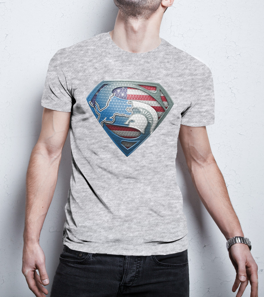 Spartan Superhero American Flag T-Shirt