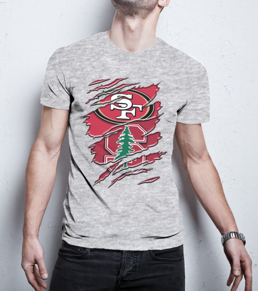 Sf Stanford Tree Logo Rah T-Shirt