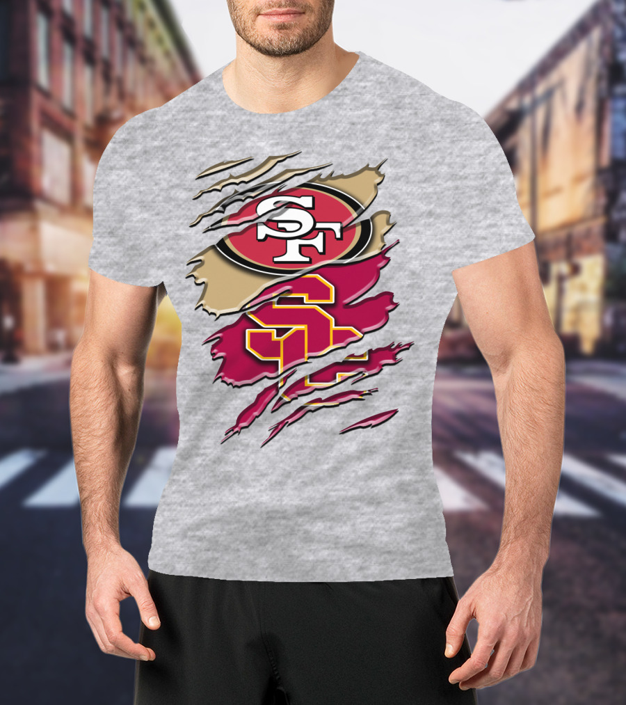 49ers Usc Mashup Rah T-Shirt