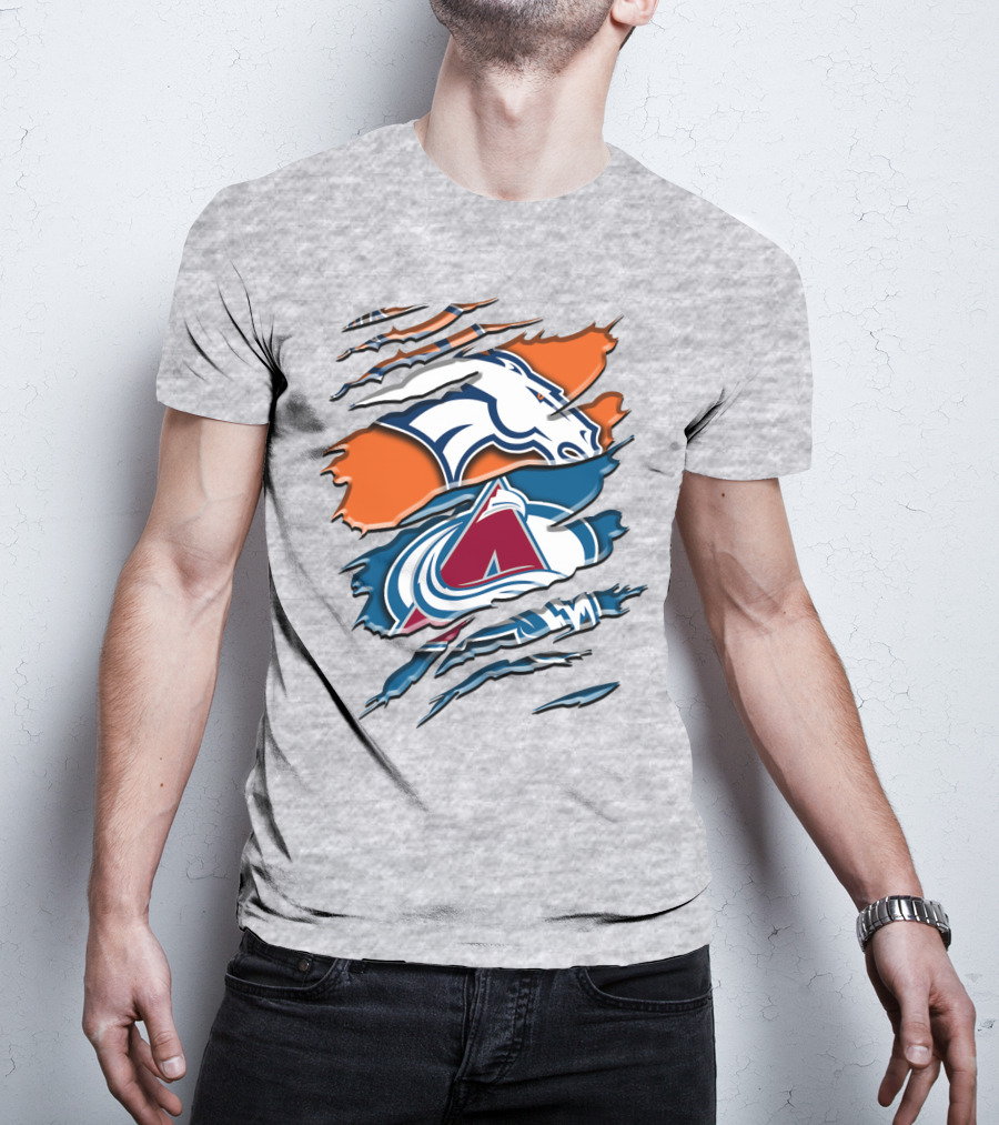 Denver Broncos Colorado Avalanche Rah 016 T-Shirt