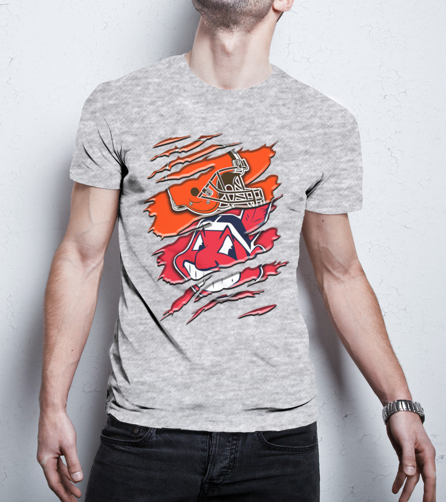 Cleveland Browns And Chief Wahoo Rah T-Shirt
