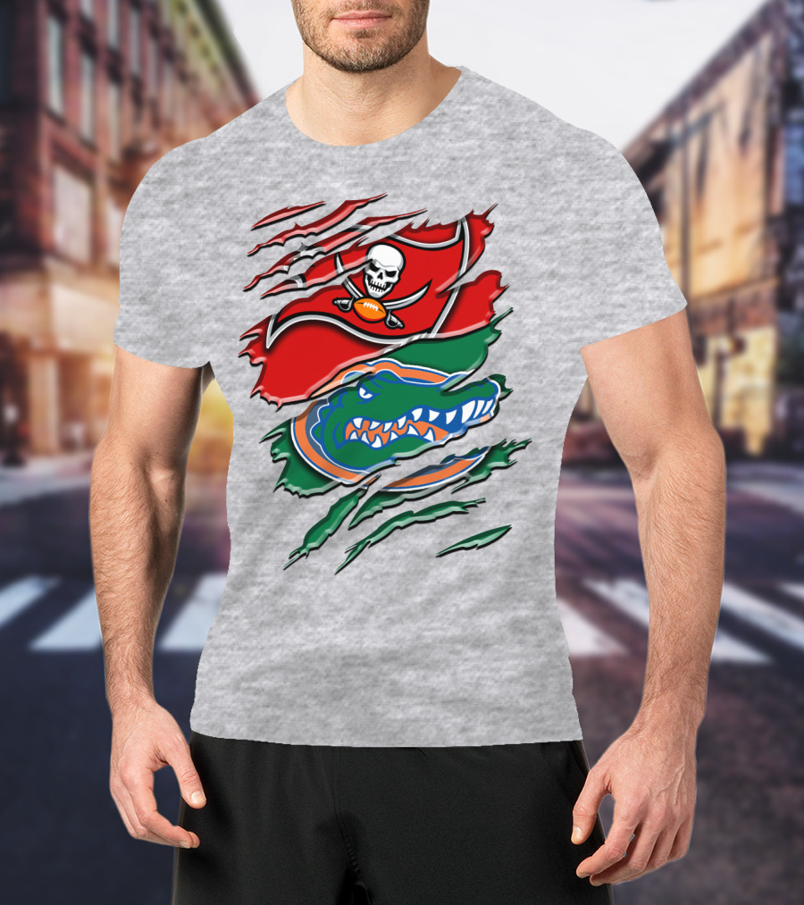 Tampa Bay Buccaneers Florida Gators Rah 024 T-Shirt
