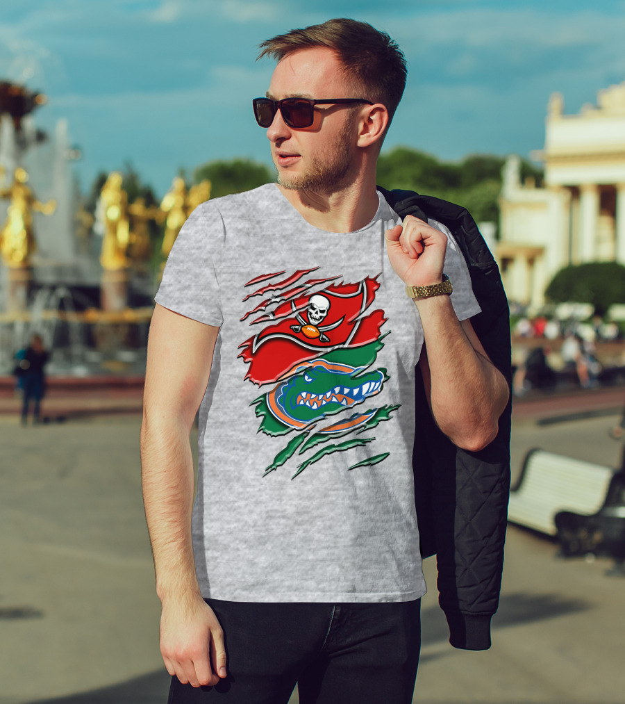 Tampa Bay Buccaneers Florida Gators Rah 024 T-Shirt