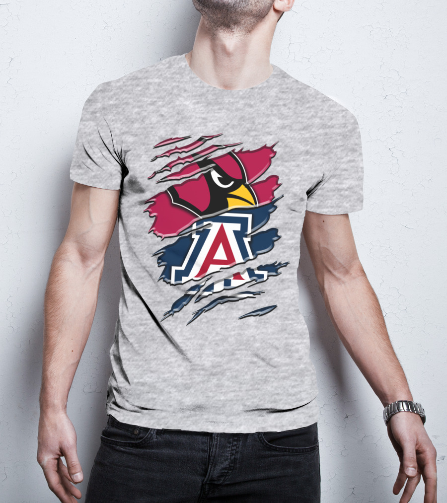 Arizona Cardinals University Of Arizona Wildcats Rah 031 T-Shirt