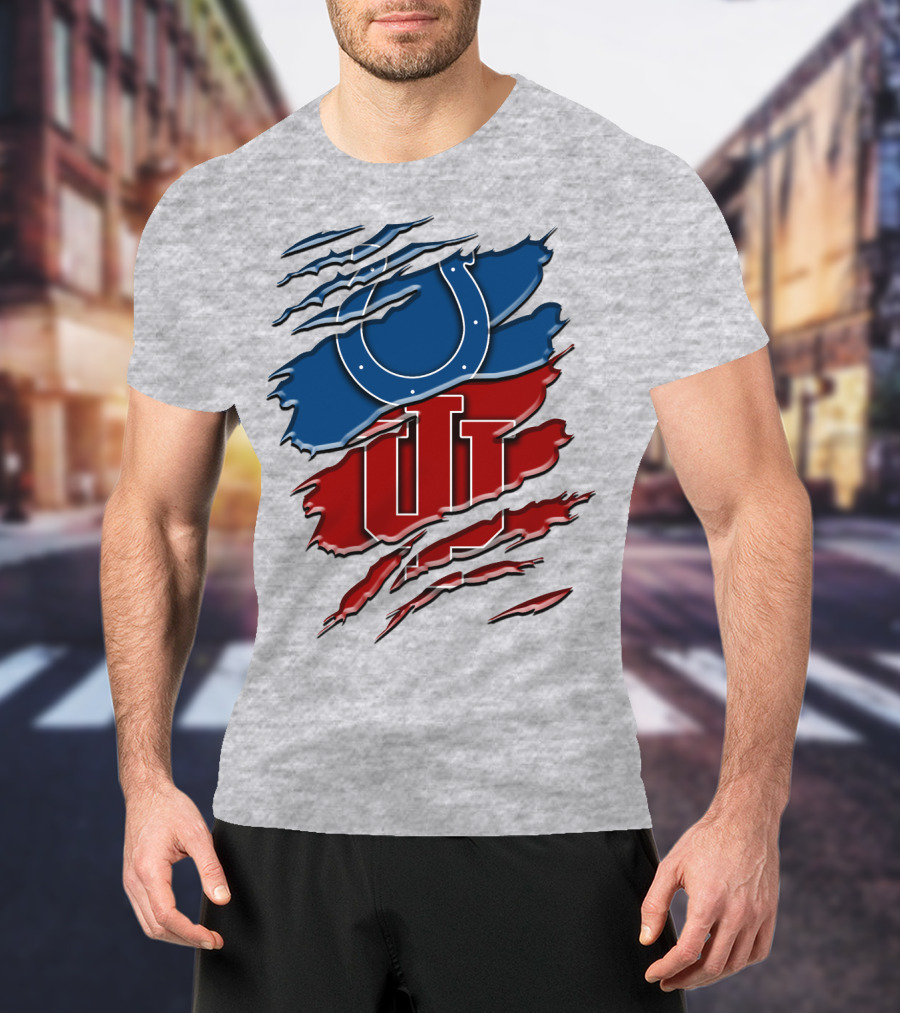 Indianapolis Colts Indiana University Mashup Rah T-Shirt