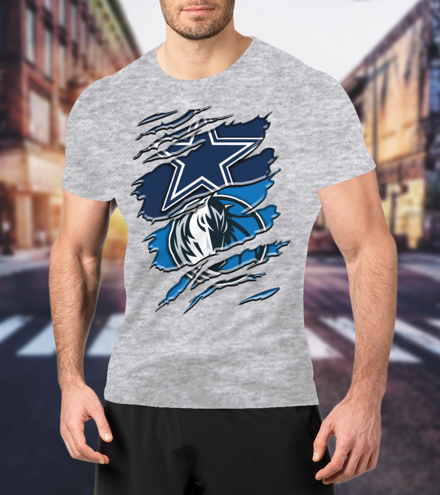 Dallas Cowboys Mavericks Crossover Rah 044 T-Shirt