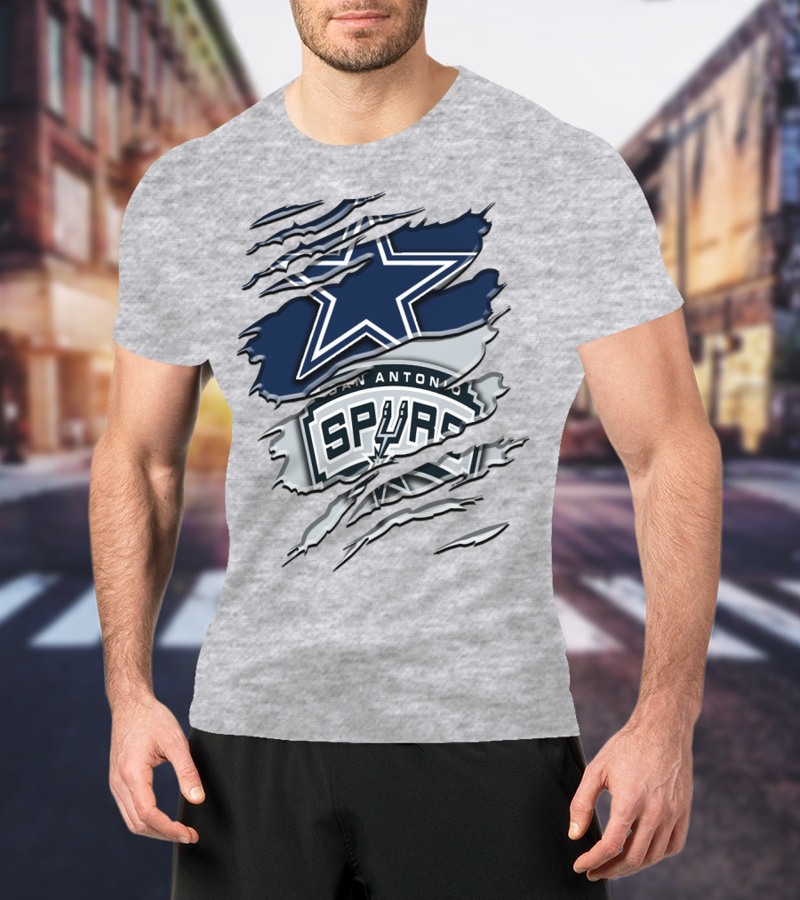 Dallas Cowboys San Antonio Spurs Rah 048 T-Shirt