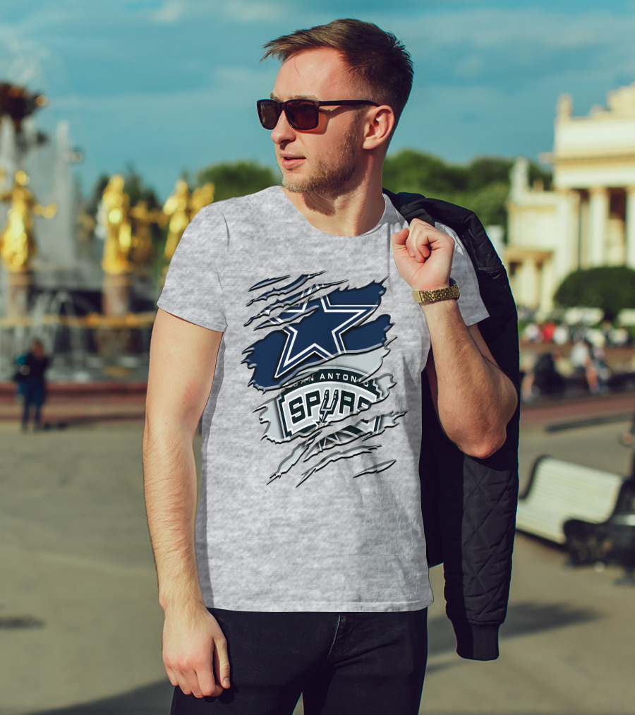 Dallas Cowboys San Antonio Spurs Rah 048 T-Shirt