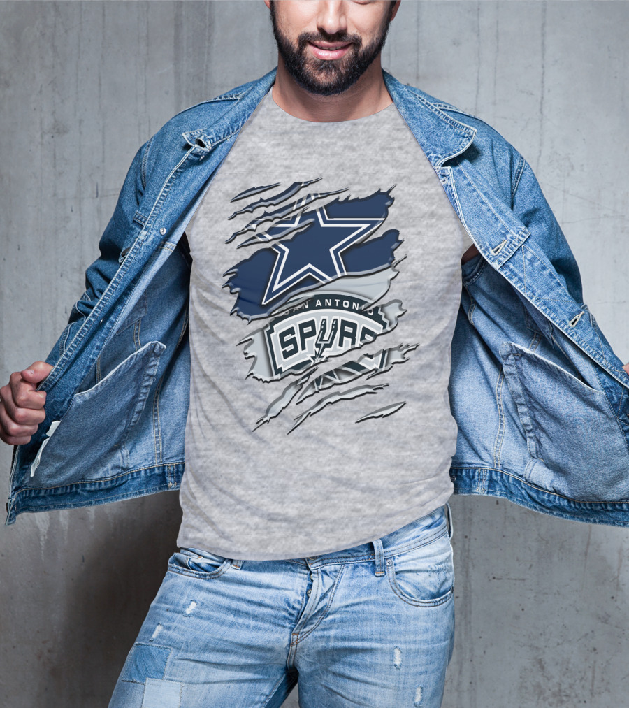 Dallas Cowboys San Antonio Spurs Rah 048 T-Shirt