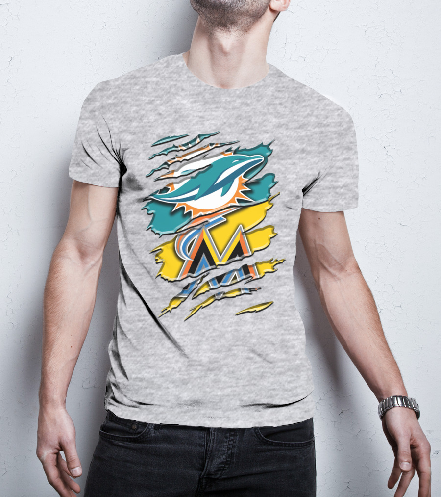 Miami Dolphins Marlins Rah 053 T-Shirt