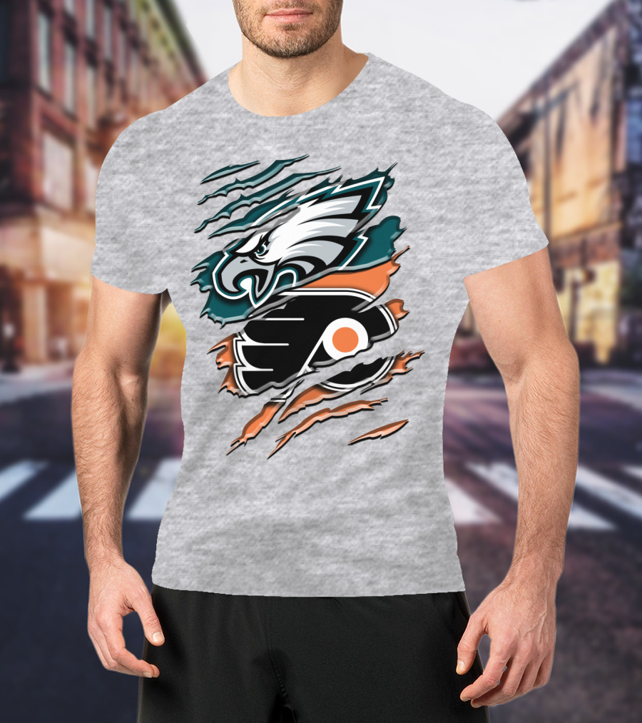 Philadelphia Eagles Flyers Rah 056 T-Shirt